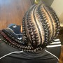 Fulani Boho Braids with knotless Boho Individuals