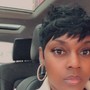 Short pixie cut quick weave