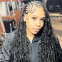 5 Stitch Feed In Braids