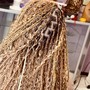 Human Boho Knotless Braids