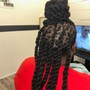 Adult Loc Retwist & Style (Full Head/Low Temp Fade)