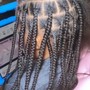 Small knotless Braids