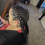 Male Plaits/Twist/ Cornrows Shaved Sides and back