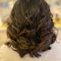 Wand /flat iron  Barrel Curls