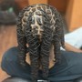 Two strand twist (w/o) locs