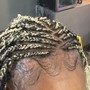 Twist /box braids (natural) 1/2 head