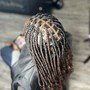 Medium Knotless Braids