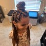 Kid Braided Style w/beads