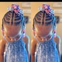 Kid Braided Style w/beads