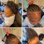 Kid Braided Style w/beads