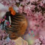 Kid Braided Style w/beads