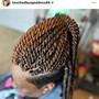 Medium Senegalese Twist Top if sides shaved or short