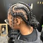 Flat Twists updo