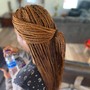 Individual Braids w/wavvy ends