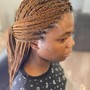 Individual Braids w/wavvy ends