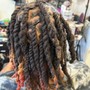 Loc Style with Braiding hair