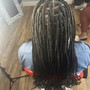 Smedium Knotless braids