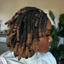 Jumbo Knotless over locs