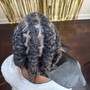 Small Boho Box Braids / Shoulder Length