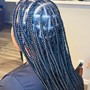 Large Boho Knotless Box Braids / Waist Length