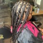 Large Knotless Box Braids