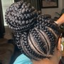 Feed-In Braid Ponytail {standard size}