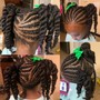 Kid's Feed-In Braids {mid back} {10 and under}