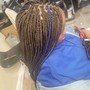 Medium Knotless Braids(7-12 years old child)