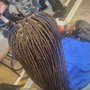 Medium Knotless Braids(7-12 years old child)