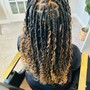 Boho medium box braids