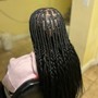 Human hair braids