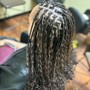 Mid-back Boho knotless  Braids