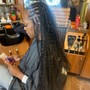 Smedium Knotless Braids w/ Shampoo and blow dry