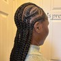 Natural hair Cornrows