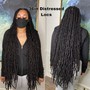 Mid Back Distressed Locs