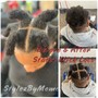 Cornrows with wash & treatment