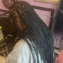 Feedins in front Sew in bck