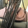 Cornrows on natural hair without extensions