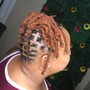 Loc Knot Ponytail