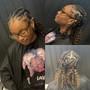 Braids(shampoo&amp;blowout additional 50$)