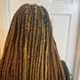 Large Knotless plaits ages 7-14