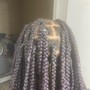 Large Knotless plaits ages 7-14