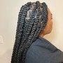 Jumbo Knotless Braids (Hair is not included)