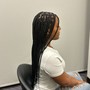 Knotless braids