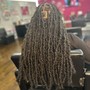 Large butterfly locs (Mid back)