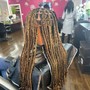 Knotless braids (medium)