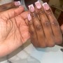 Short full set Acrylic Nails