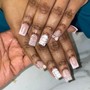 Short full set Acrylic Nails