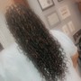 Large Island Twists w/Curly Hair