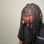 Loc Retwist- Ear/Shoulder length